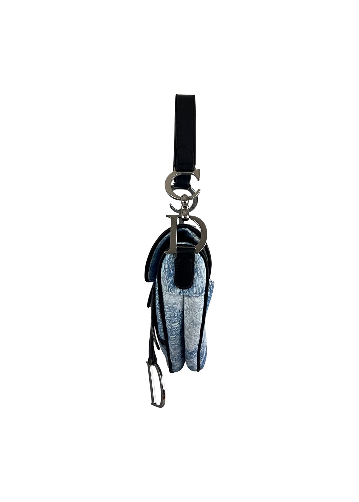 Denim Sequin Embellished Saddle