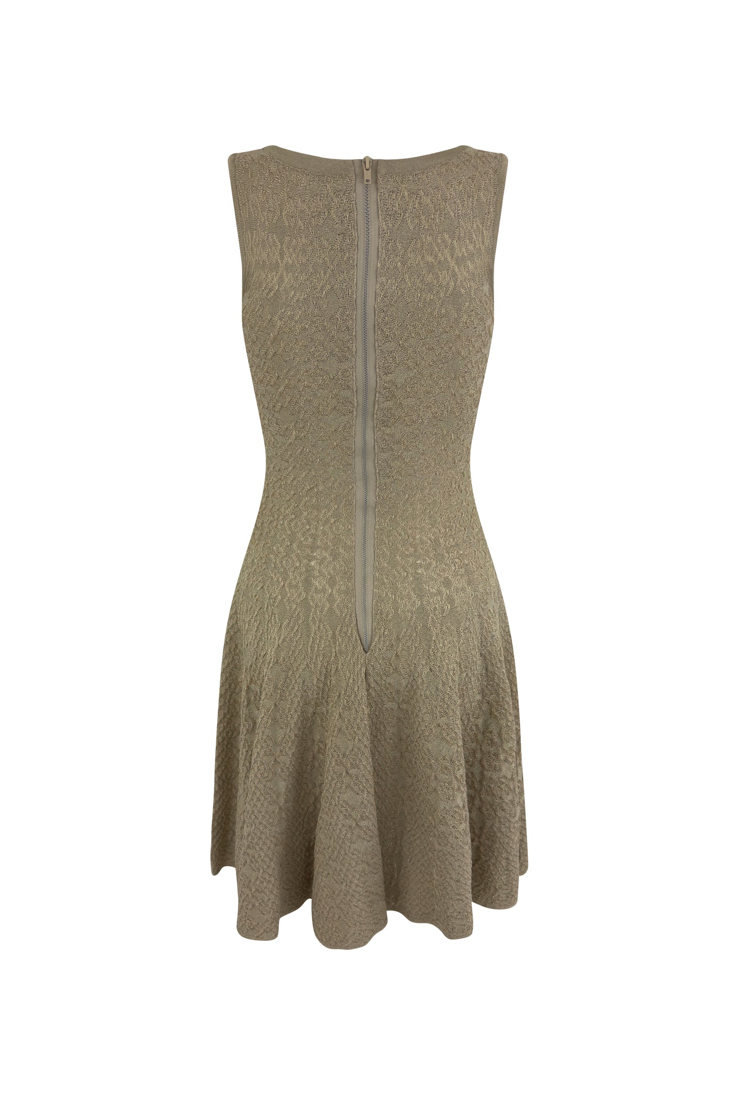 Gold Knit Dress & Cardigan Set