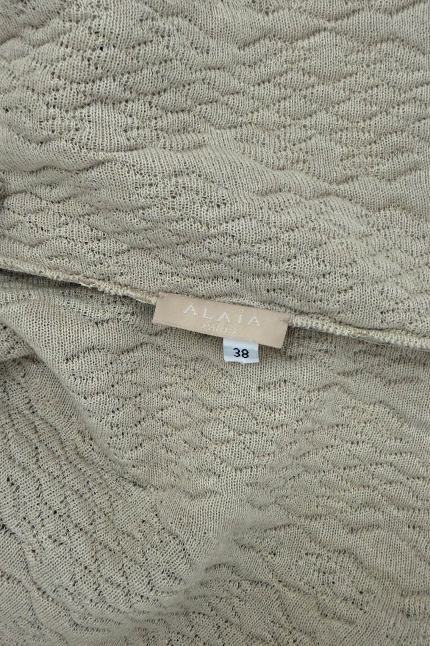 Gold Knit Dress & Cardigan Set