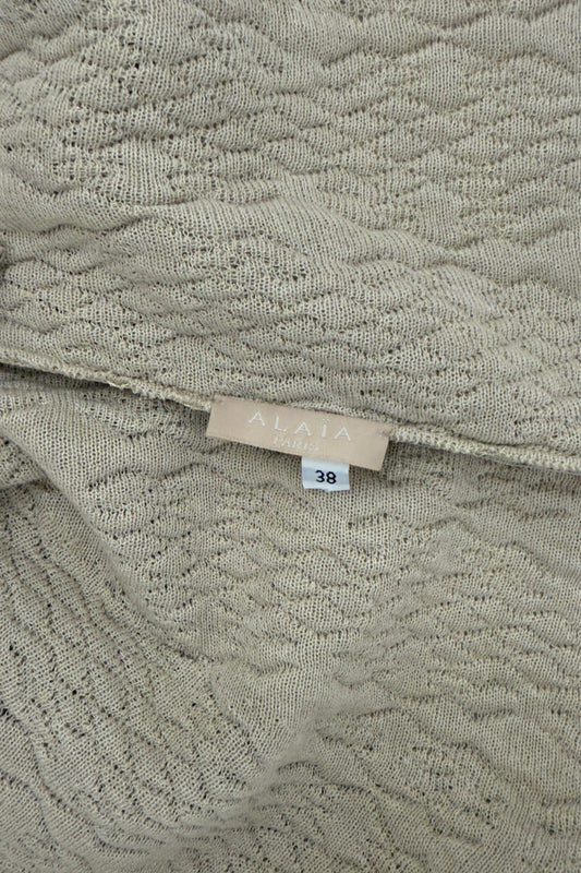 Gold Knit Dress & Cardigan Set