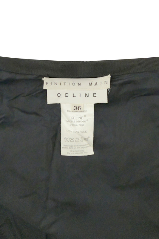 Black & Silver Sequin Zebra Skirt