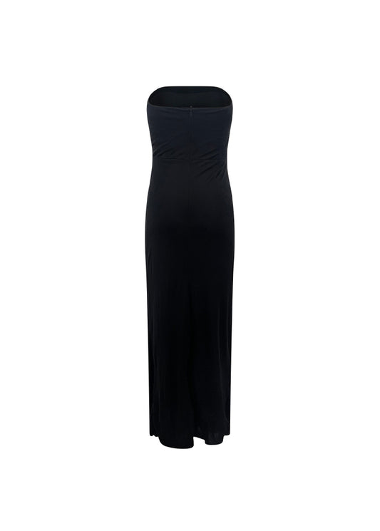 Strapless Bustier Full Length Dress