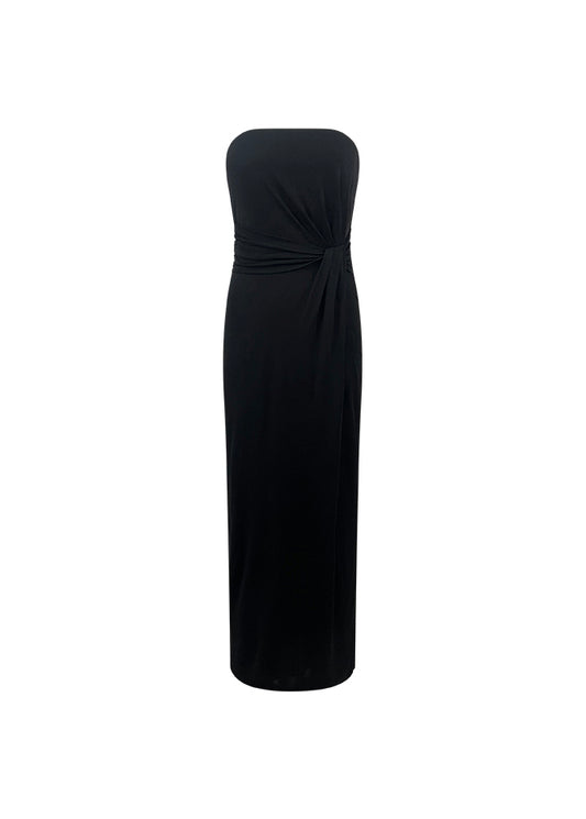 Strapless Bustier Full Length Dress