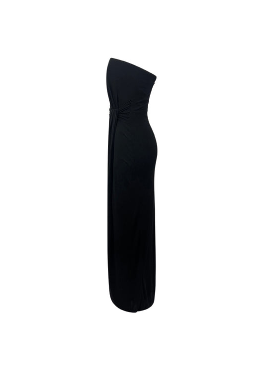 Strapless Bustier Full Length Dress