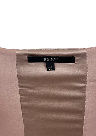 Lilac Satin Mini Dress