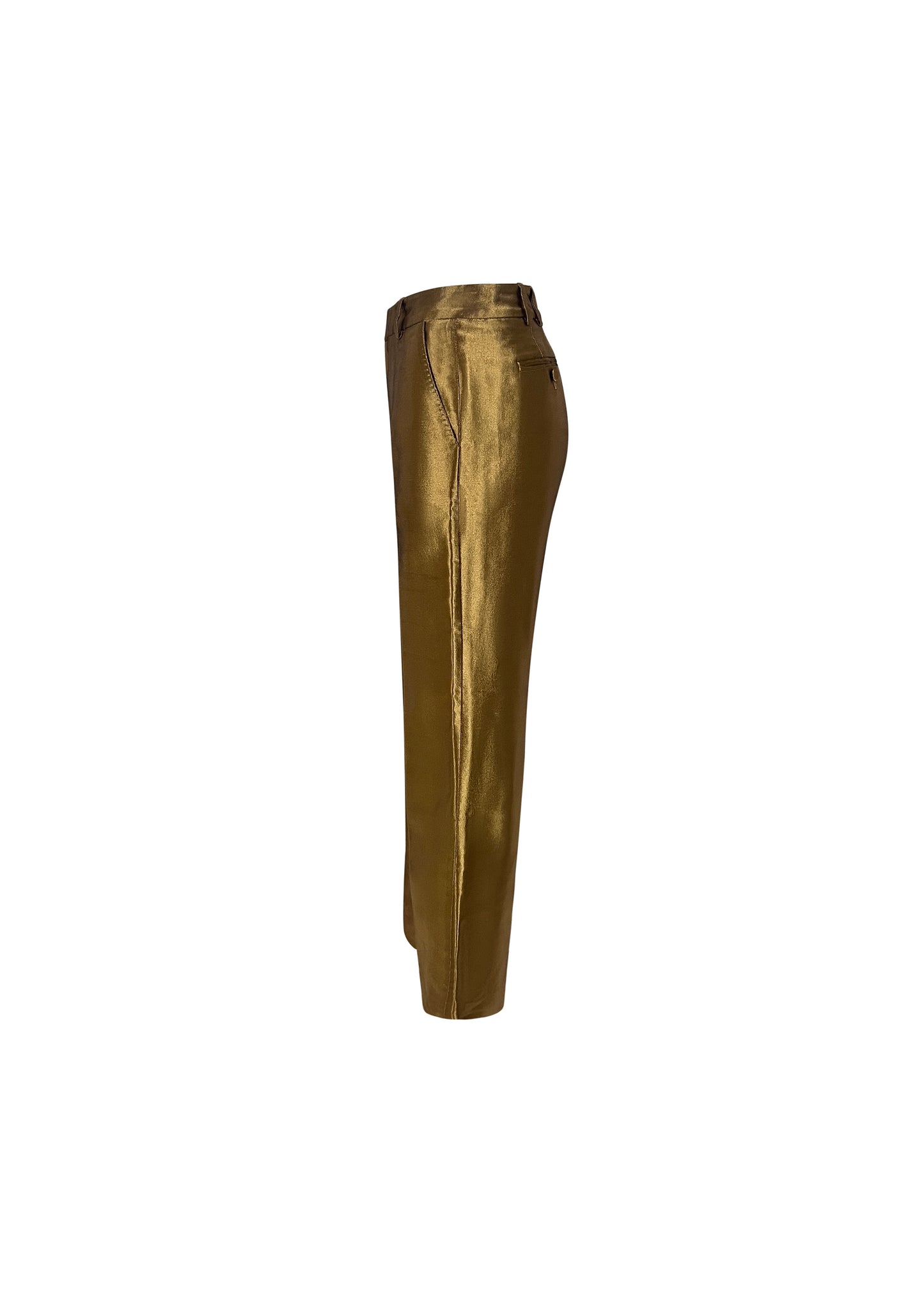 Gold Lamé Suiting Pants