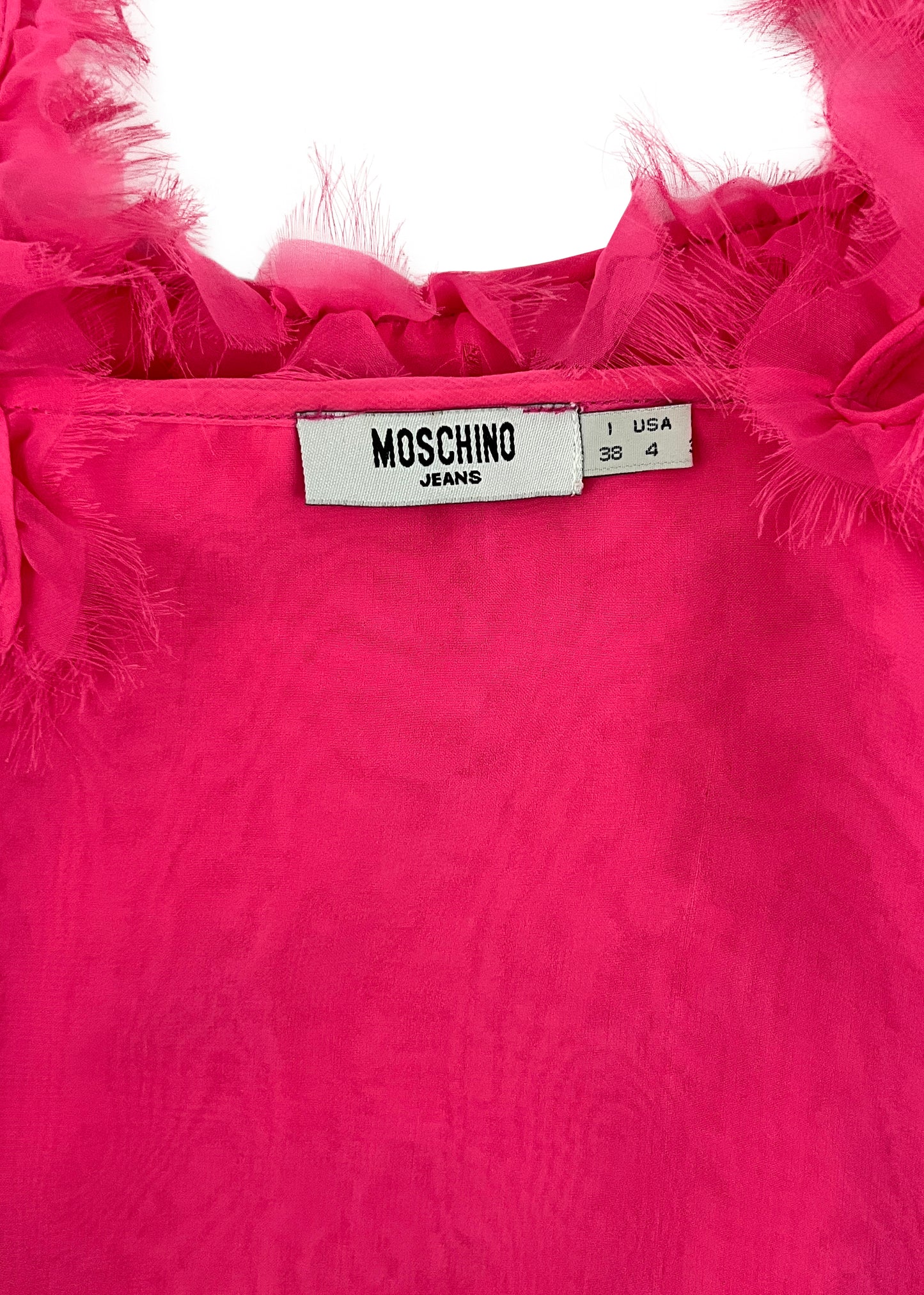 Pink Frayed Camisole