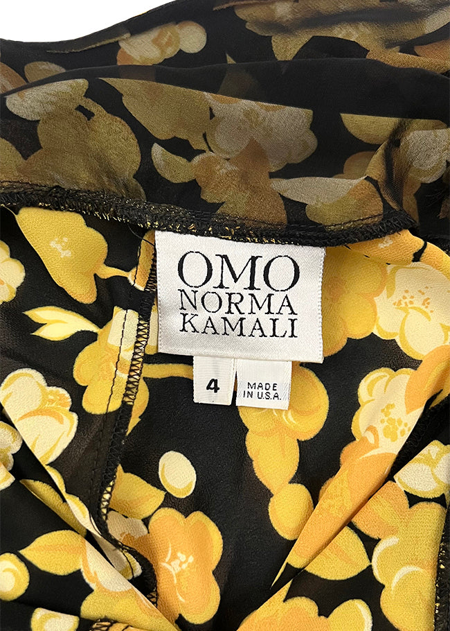 OMO Yellow Floral Maxi Dress