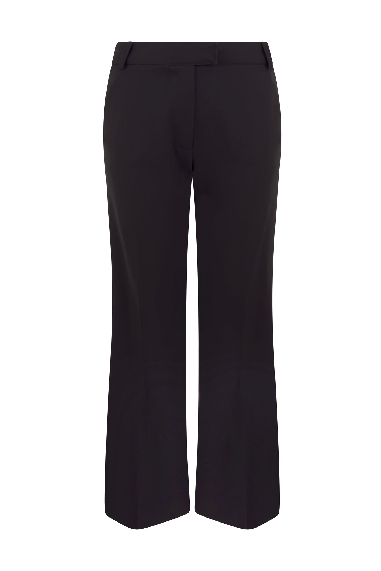 Brown wool mid-rise Plein Sud trousers with straight leg on white background