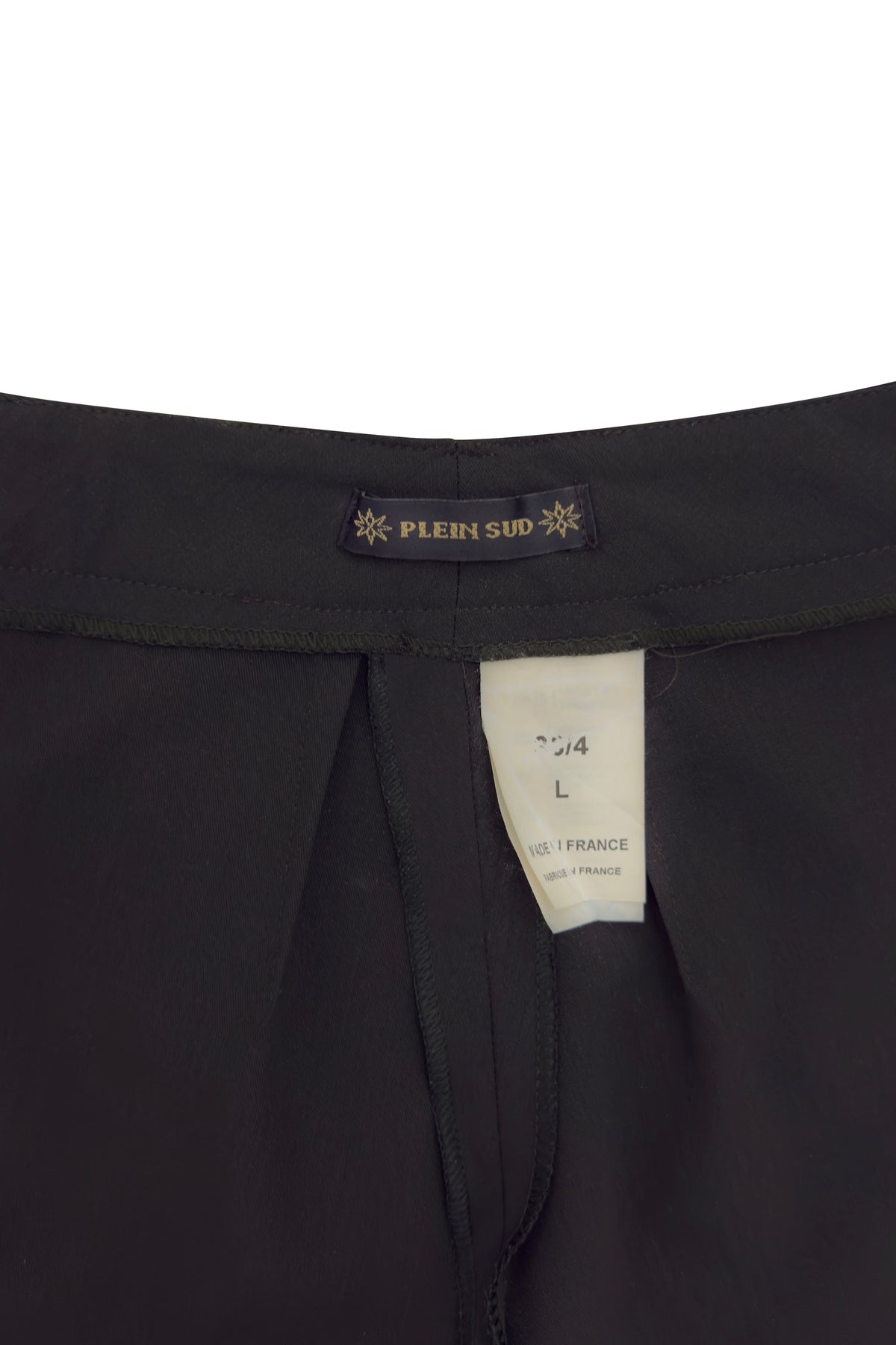 Brown Wool Mid-Rise Trousers