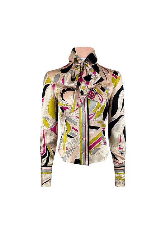 Silk Pussybow Blouse