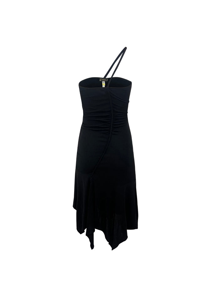 Black Braid Trim Dress