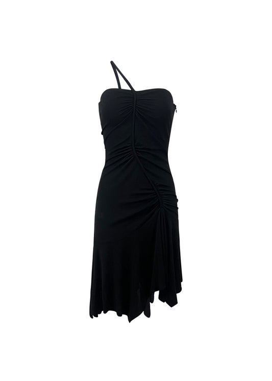 Black Braid Trim Dress