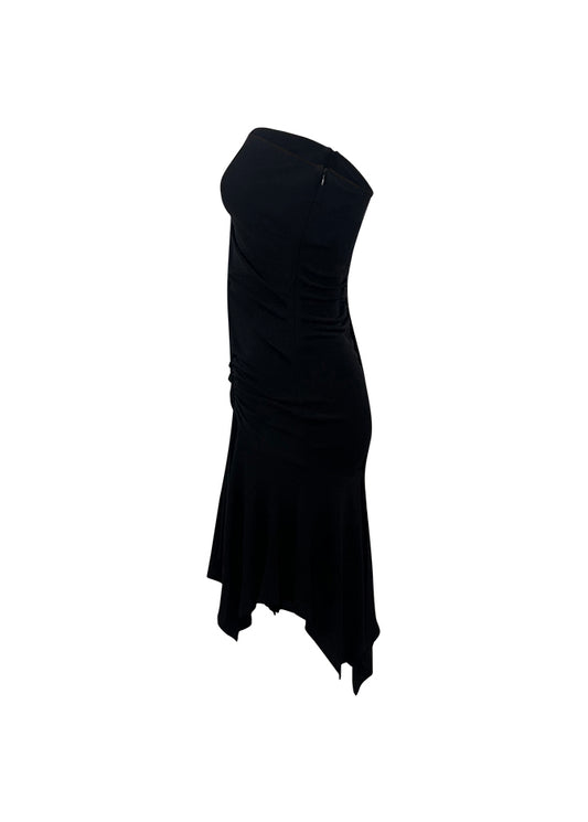 Black Braid Trim Dress
