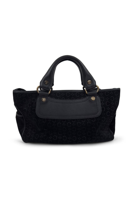 Black Suede Boogie Handbag
