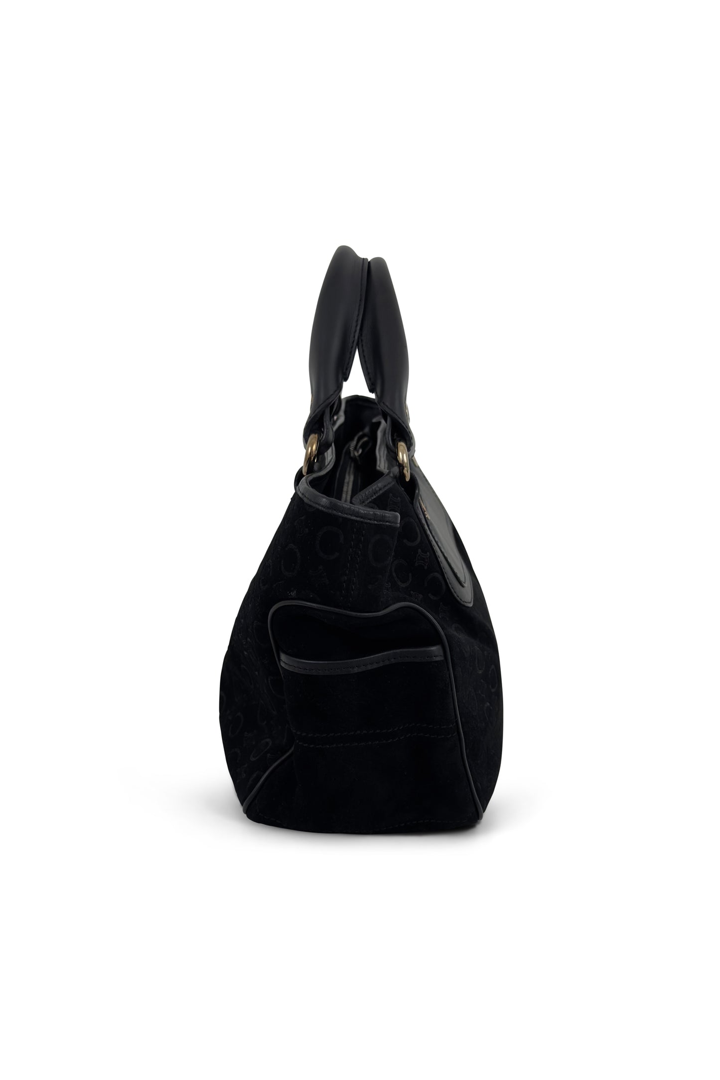 Black Suede Boogie Handbag