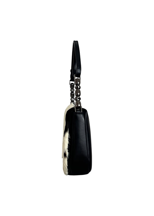 Cow Print Fur Malice Bag