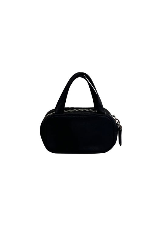 Black Nylon Micro Bag