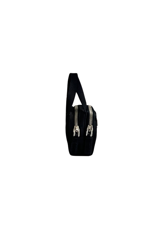 Black Nylon Micro Bag