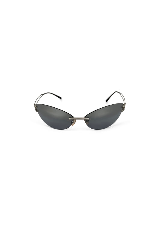 Mirrored CC Rimless Sunglasses