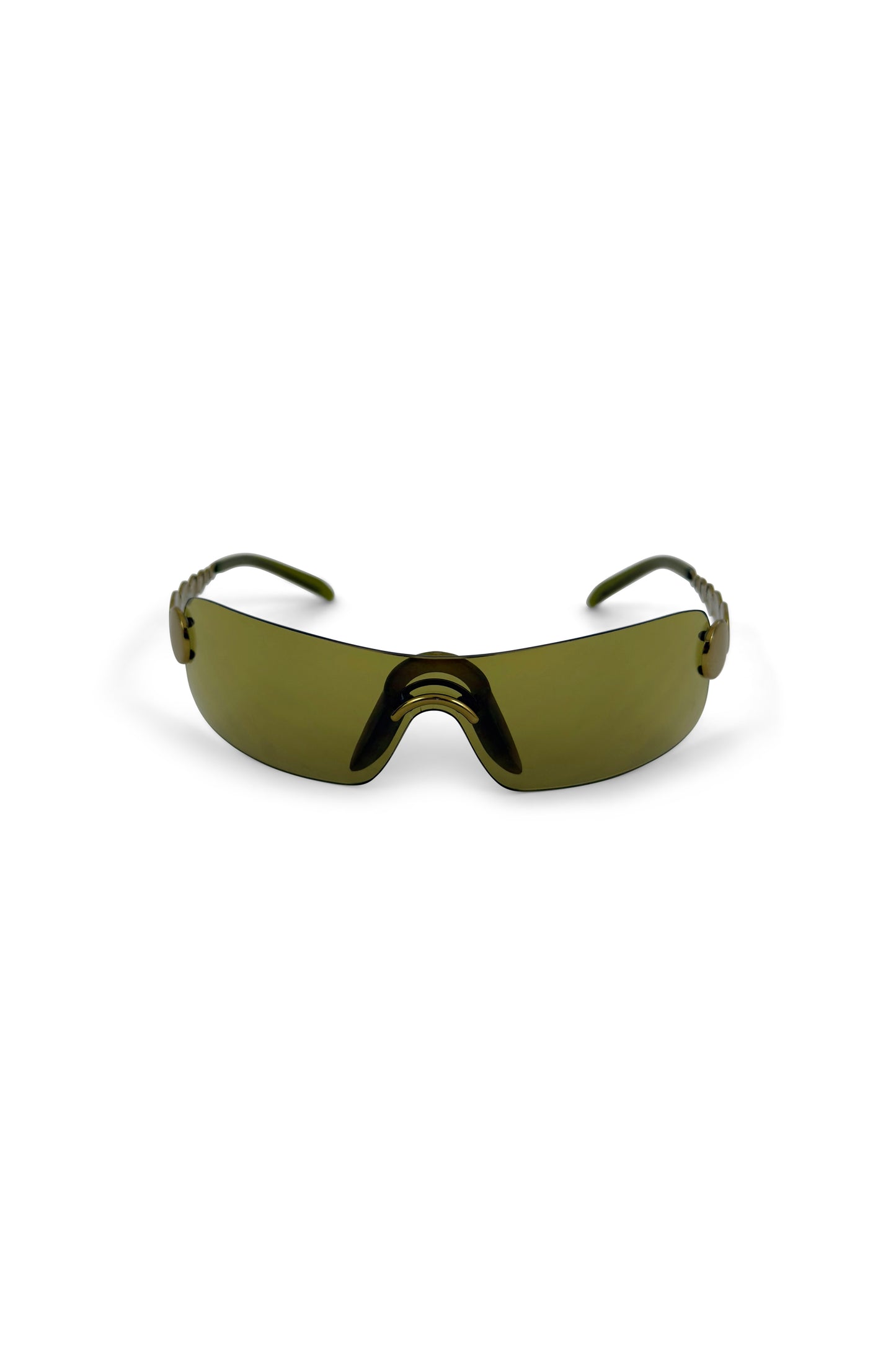 Green Gold 'Millennium' Frameless Sunglasses