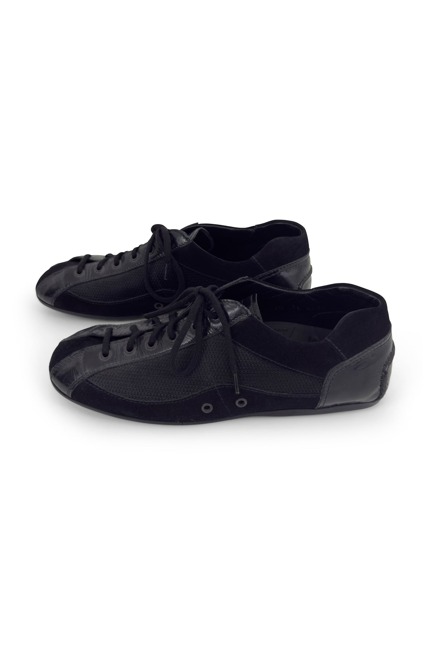 Black Lace Up Car Shoes