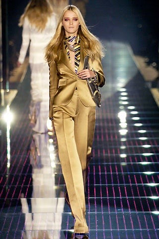 Gold Lamé Suiting Pants