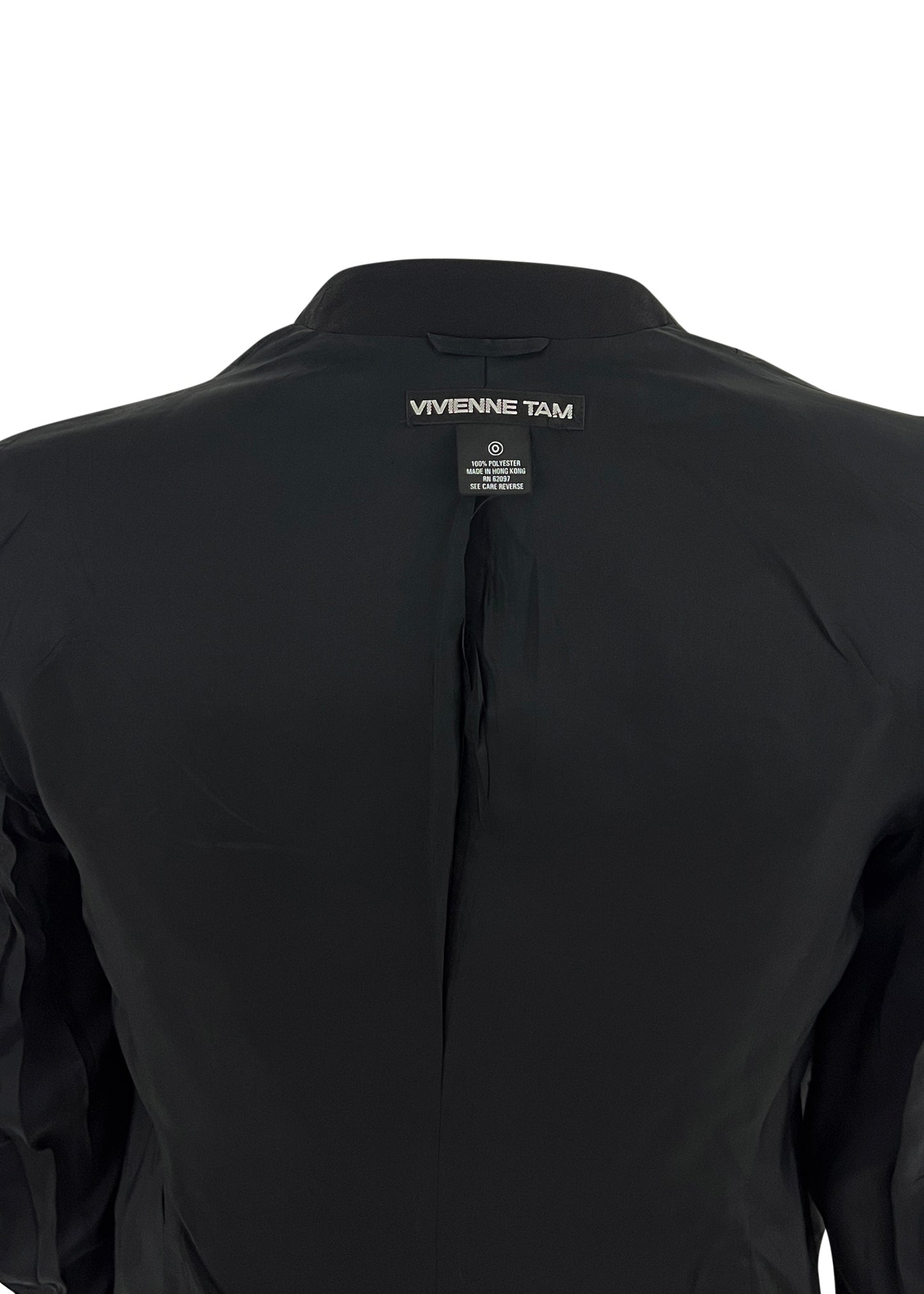 Black 3D Floral Embroidered Jacket