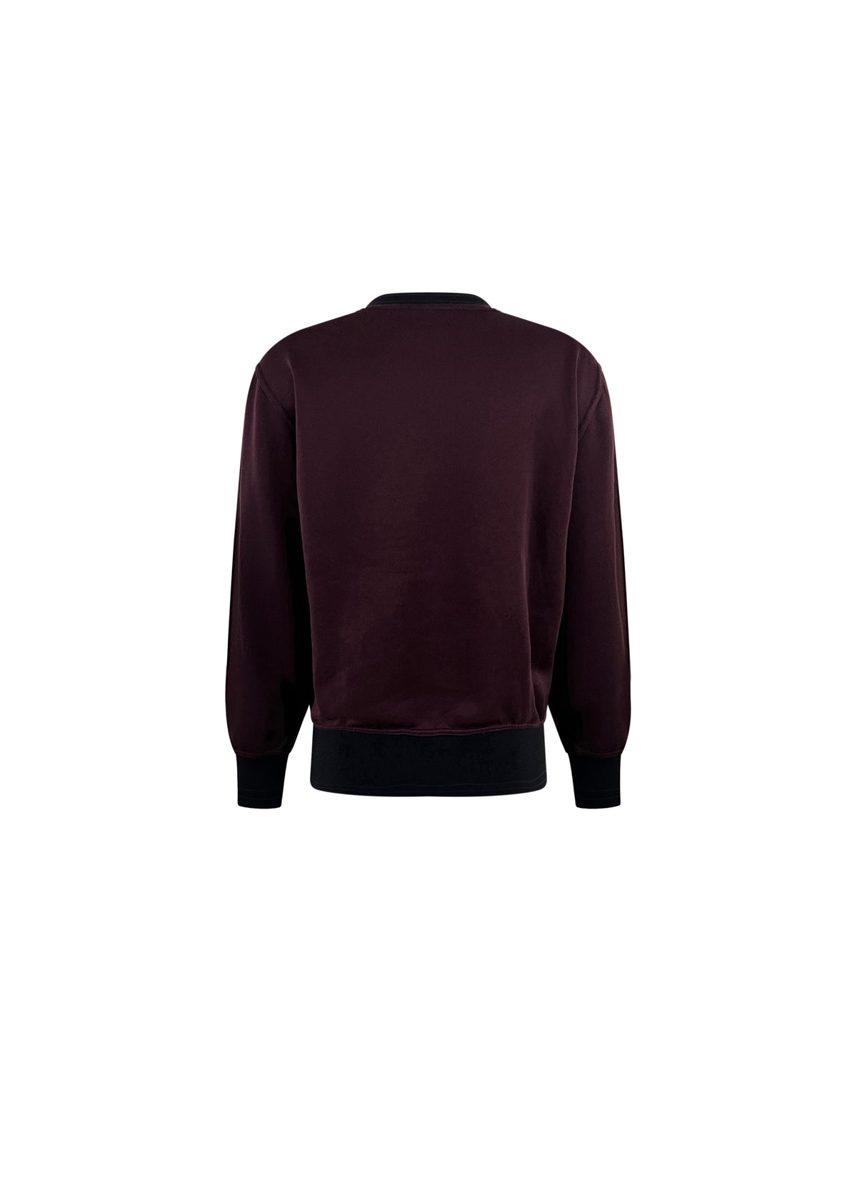 Burgundy Jean Paul Face Print Sweatshirt